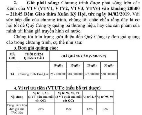 Hé lộ giá quảng cáo 'khủng' của chương trình thay thế Táo quân ảnh 2