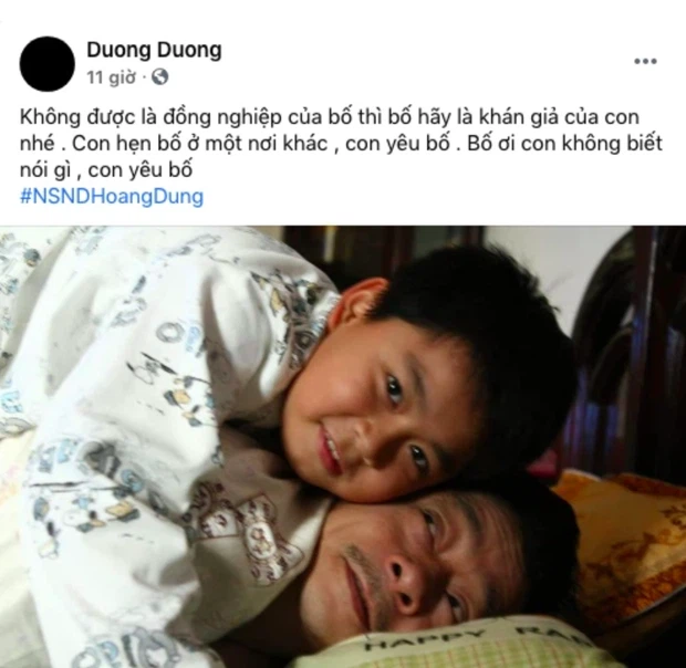 Lời chào cuối của 2 con trai NSND Hoàng Dũng gửi tới bố ảnh 2