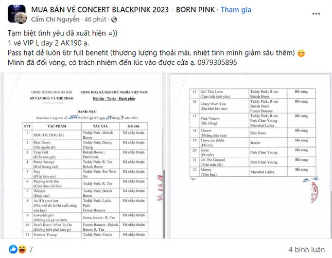 Đại hạ giá vé show BlackPink tràn lan trên mạng ảnh 1