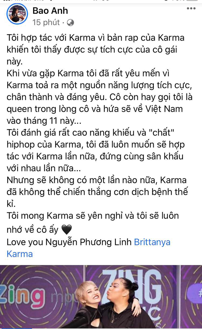 Nữ vlogger gốc Việt Brittanya Karma qua đời vì COVID-19 ảnh 3