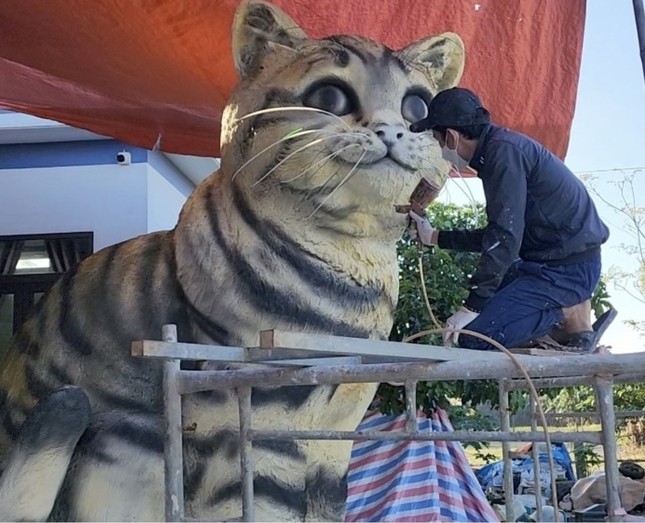 Khen thưởng nghệ nhân tạo hình linh vật 'hoa hậu mèo' ở Quảng Trị ảnh 3