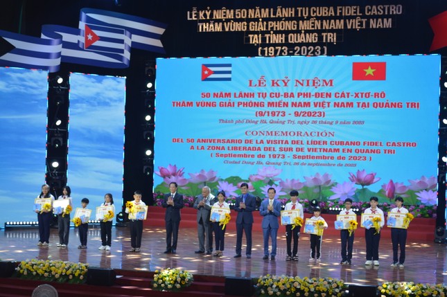 Lễ kỷ niệm 50 năm Chủ tịch Fidel Castro thăm vùng giải phóng miền Nam Việt Nam ảnh 8