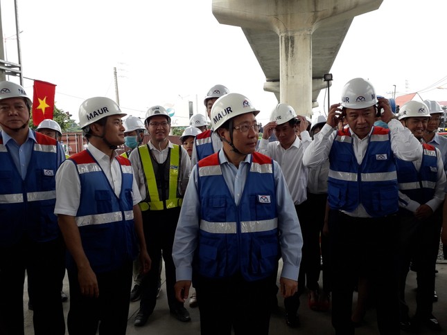 Phó Thủ tướng Phạm Bình Minh thị sát tuyến metro số 1, gỡ vướng các dự án ODA ảnh 3