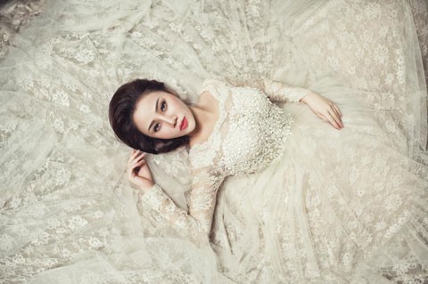 Cô dâu xinh lung linh của tiền vệ Đinh Thanh Trung ảnh 4