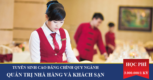 Cao đẳng quản trị khách sạn Hà Nội Miễn 100% học phí năm 2019 ảnh 1