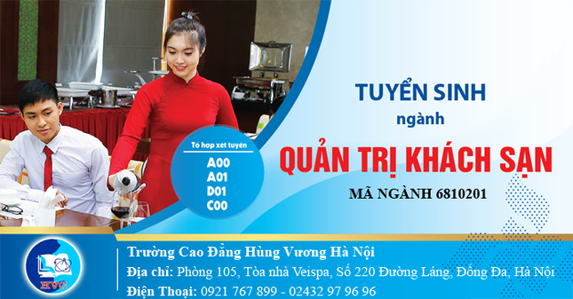 Cao đẳng quản trị khách sạn Hà Nội Miễn 100% học phí năm 2019 ảnh 3