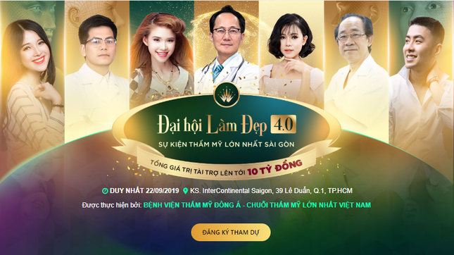 Đại hội làm đẹp 4.0: Sự kiện thẩm mỹ quy mô 10 tỷ đồng tại TP. Hồ Chí Minh ảnh 1