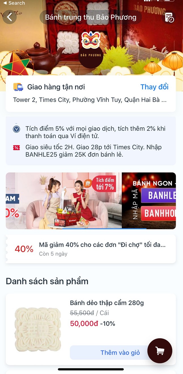 Bí kíp ngồi nhà mua bánh Trung thu Bảo Phương chỉ bằng 1 thao tác ảnh 3
