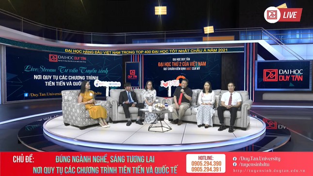 DTU phát sóng chuỗi Livestream Tư vấn Tuyển sinh 2021 ảnh 4