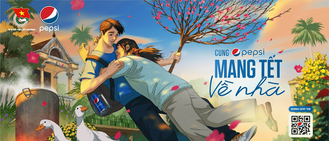 Pepsi tiếp tục hành trình ý nghĩa ‘Mang Tết về nhà’ 2023 ảnh 1
