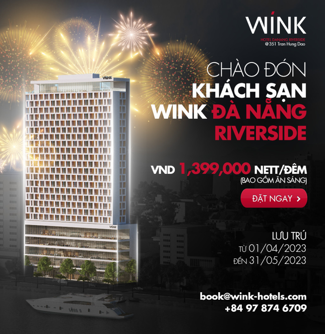 Wink Hotel Danang Riverside - Trạm dừng chân lý tưởng mới tại Đà Nẵng ảnh 2