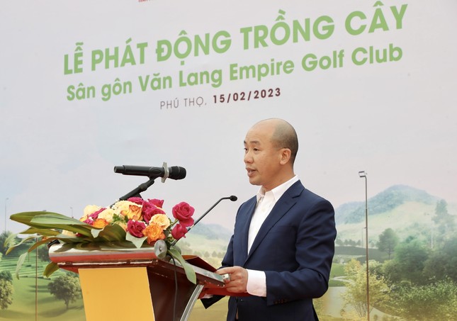 Phát động trồng cây phủ xanh 16 ha dự án sân golf tại tỉnh Phú Thọ ảnh 1