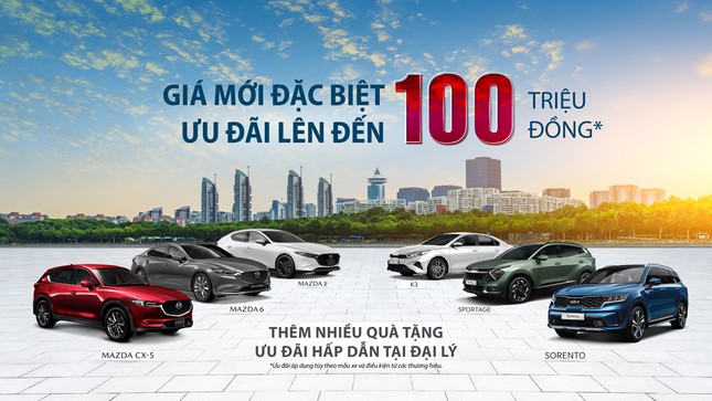THACO AUTO công bố giá bán mới và tăng ưu đãi cho các dòng xe Kia và Mazda ảnh 1