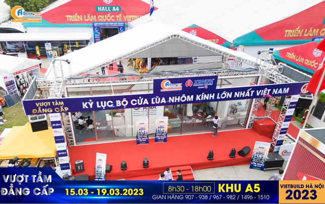 Nhà phân phối AseanWindow khẳng định đẳng cấp tại Vietbuild Hà Nội 2023 ảnh 1