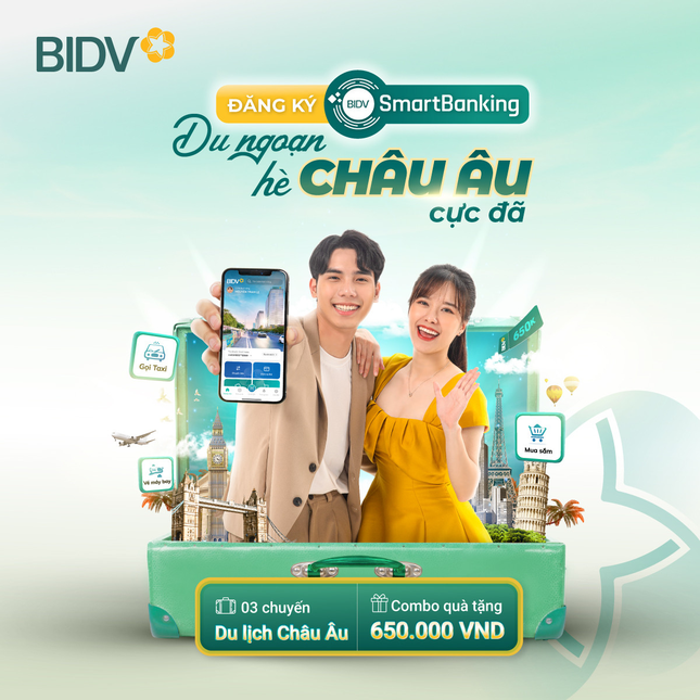 Mở tài khoản BIDV, nhận ngay ưu đãi 50% vé máy bay, gọi taxi, mua sắm ảnh 1