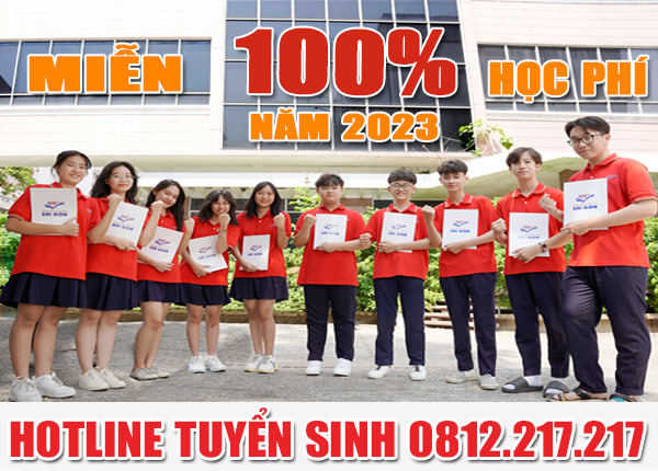 Thông báo tuyển sinh Lớp 10 THPT Sài Gòn và Miễn 100% học phí năm 2023 ảnh 2