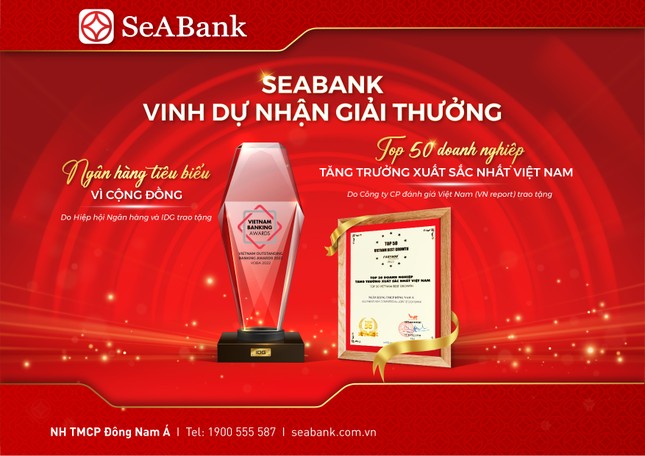 SeABank được vinh danh Ngân hàng tiêu biểu vì cộng đồng 2022 ảnh 1