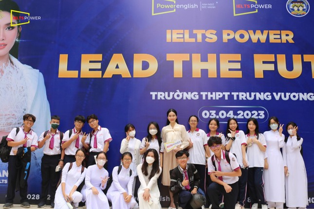 IELTS POWER và Á hậu Phương Anh cùng hành trình truyền cảm hứng học IELTS đến học sinh Trung học ảnh 3