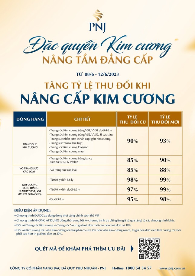 Cùng PNJ nâng tầm đẳng cấp với đặc quyền kim cương ảnh 5