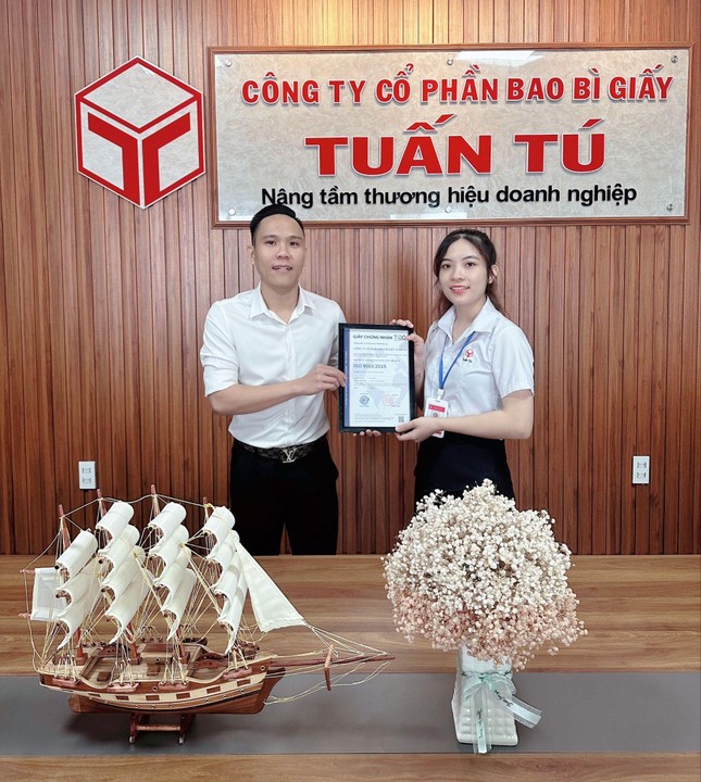 Tuấn Tú Packing đạt chứng chỉ quản lý chất lượng ISO 9001:2015 ảnh 1