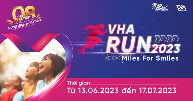 VHA Holding chính thức khởi động giải chạy thiện nguyện VHARun2023 - Miles For Smiles ảnh 1