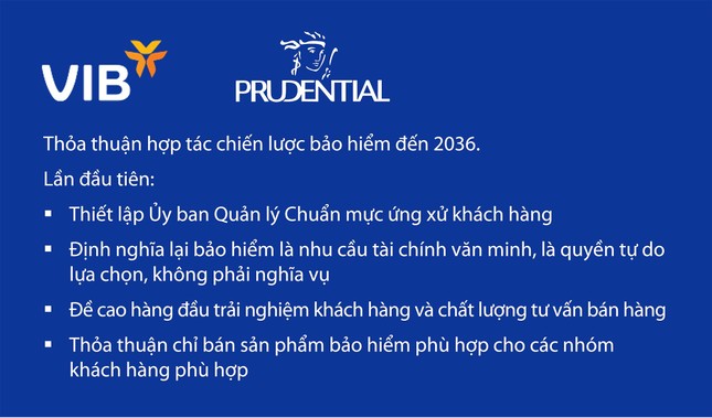 Prudential Việt Nam và VIB gia hạn thỏa thuận hợp tác chiến lược đến năm 2036 ảnh 2