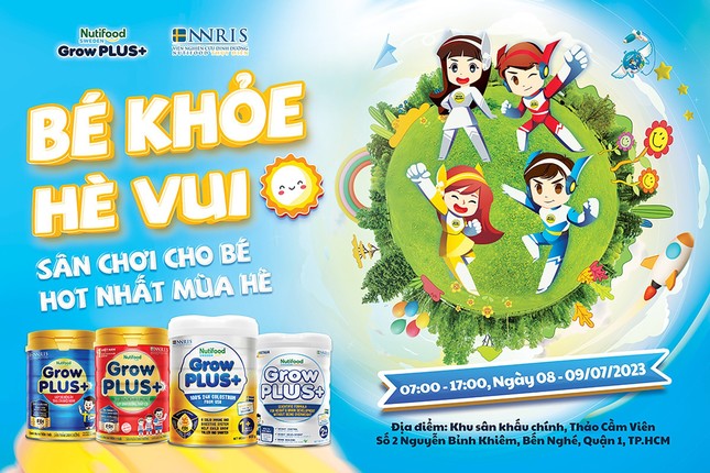 Nutifood GrowPLUS+ ra mắt 'sân chơi' hot nhất mùa hè cho trẻ em Việt ảnh 1