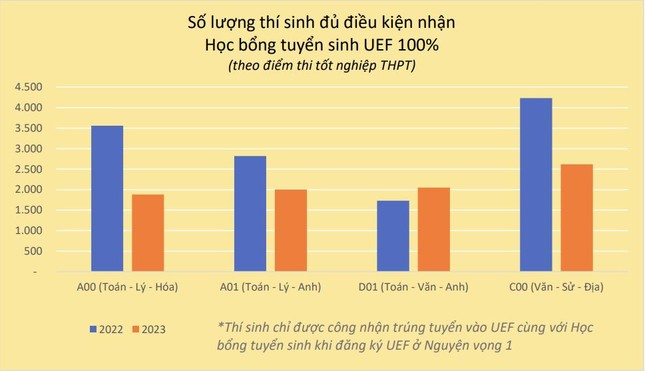 Nhiều thí sinh có cơ hội nhận học bổng 100% của UEF sau khi biết điểm thi THPT ảnh 1