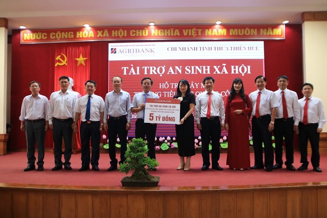 Agribank tài trợ 5 tỷ đồng xây dựng Trường tiểu học Quảng Công, xã Quảng Công, tỉnh Thừa Thiên Huế ảnh 1