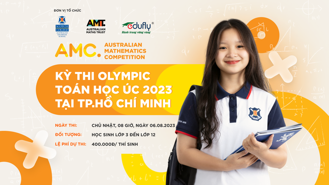 Scotch AGS đồng tổ chức kỳ thi Olympic Toán học Úc 2023 khu vực miền Nam ảnh 1