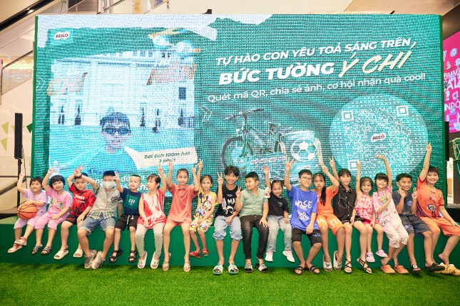 10.000 gia đình Việt cùng con đăng ký tham gia Bức Tường Ý Chí từ Nestlé MILO ảnh 1