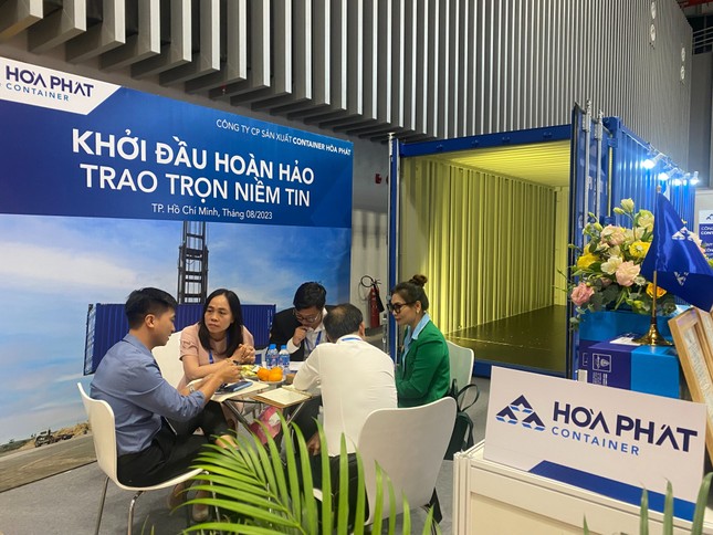Container Hòa Phát nổi bật tại Triển lãm quốc tế Logistics Việt Nam 2023 ảnh 1