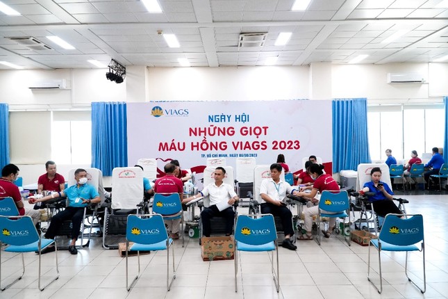 Đoàn viên sôi nổi hưởng ứng Ngày hội ‘Những giọt máu hồng VIAGS 2023’ ảnh 1