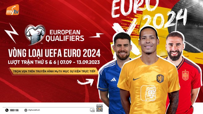 Xem vòng loại Euro 2024 trực tiếp trên truyền hình MyTV: Khởi tranh lượt trận 5, 6 ảnh 1