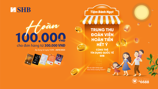 Mừng Tết đoàn viên, SHB ưu đãi hoàn tiền dành cho chủ thẻ tín dụng quốc tế ảnh 1