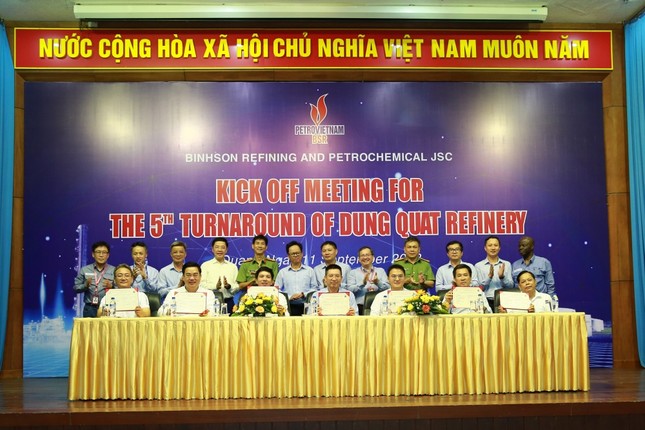 BSR tổ chức Lễ khởi động bảo dưỡng tổng thể lần 5 NMLD Dung Quất ảnh 3