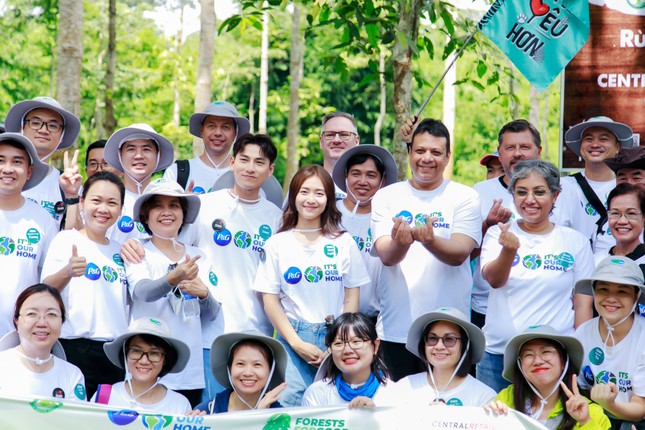 P&G Việt Nam và Central Retail Việt Nam cùng tham gia trồng 500 cây gỗ lớn ảnh 3