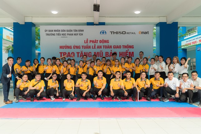  Thiso Retail trao 6.500 mũ bảo hiểm đạt chuẩn cho học sinh quận Gò Vấp và Tân Bình ảnh 3