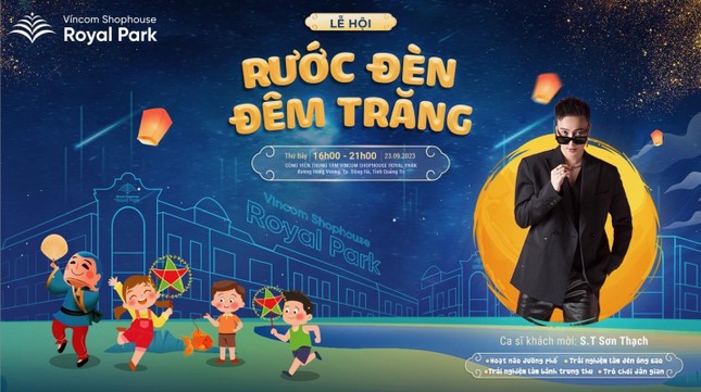Lễ hội trung thu độc đáo lần đầu tiên xuất hiện tại Vincom Shophouse Royal Park Quảng Trị ảnh 3
