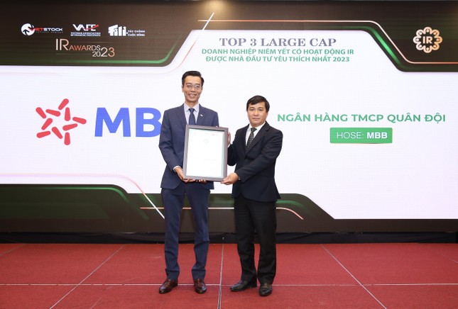 MB tiếp tục vào Top 3 doanh nghiệp được nhà đầu tư yêu thích nhất ảnh 1