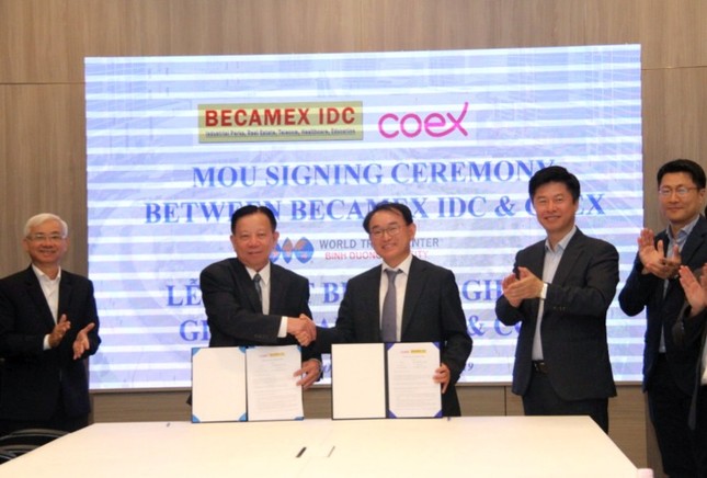 Becamex IDC hợp tác với DN Hàn Quốc phát triển TT Thương mại thế giới ảnh 1