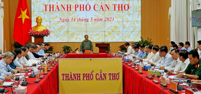 Thủ tướng Phạm Minh Chính làm việc với lãnh đạo Cần Thơ ảnh 2