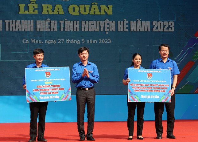 Toàn cảnh Lễ ra quân Chiến dịch Thanh niên tình nguyện Hè 2023 ảnh 10