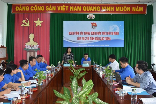 Trung ương đoàn làm việc tại Sóc Trăng ảnh 3