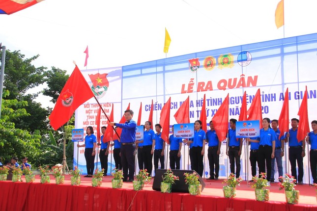 An Giang ra quân chiến dịch tình nguyện hè 2020 ảnh 3
