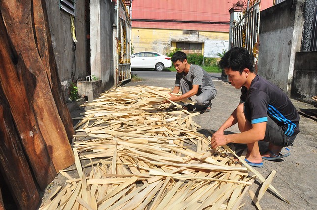Độc đáo tranh bằng lá thốt nốt của chàng trai 9X An Giang ảnh 8