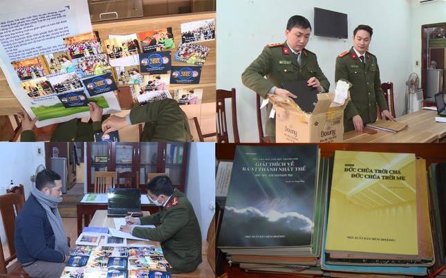 Công an Thanh Hóa xử lý hàng loạt điểm hoạt động của Hội Thánh Đức Chúa Trời Mẹ ảnh 1