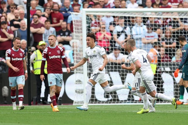 Thua ngược 1-3 trước West Ham, Leeds gia tăng nguy cơ xuống hạng ảnh 1