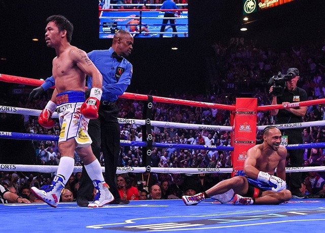 'Cay mũi' Mayweather, võ sĩ Pacquiao gửi lời thách đấu ảnh 1