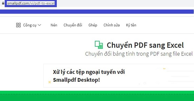 Hướng dẫn chuyển đổi file PDF sang Excel không cần phần mềm ảnh 1